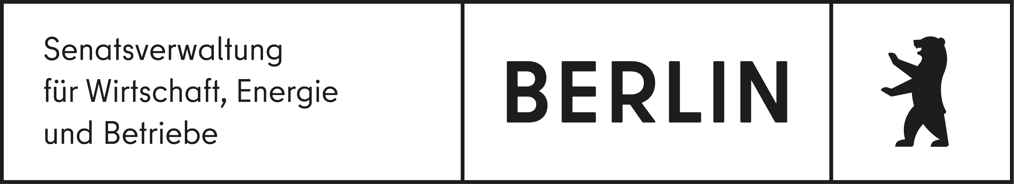 Supported by Senatsverwaltung für Wirtschaft, Energie und Betriebe, Berlin